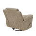 Oxford Swivel Glider Reclining Chair - Brown