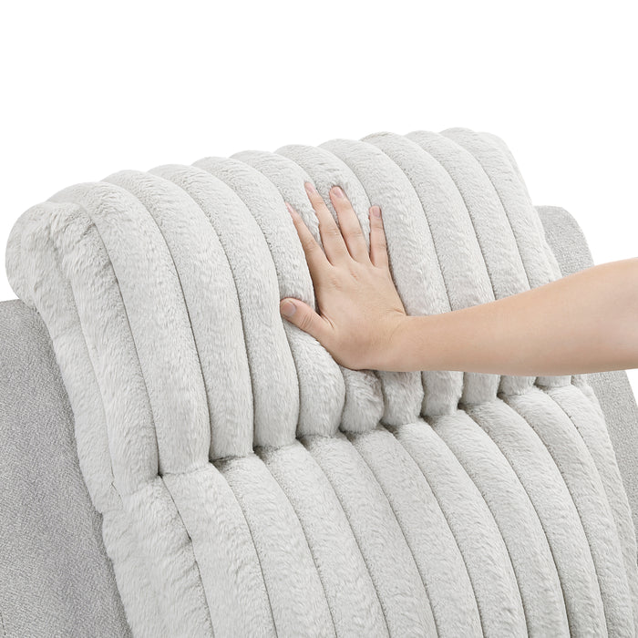 9728LGY-3 Double Reclining Sofa image