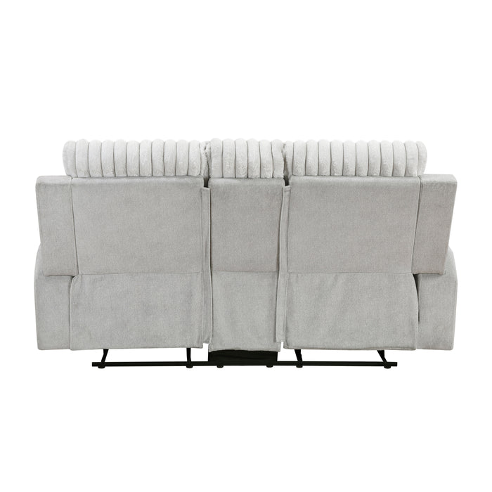 9728LGY-2 Double Reclining Love Seat with Center Console image