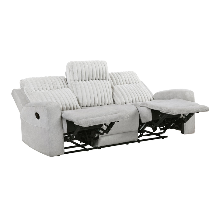 9728LGY-3 Double Reclining Sofa image