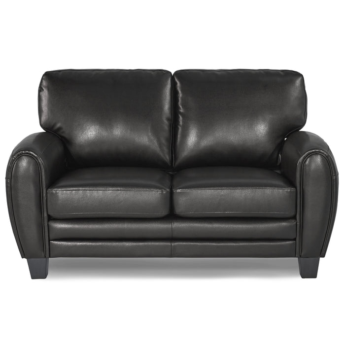Rubin Loveseat in Black - 9734BK-2 - FAMSA Furniture (TX)