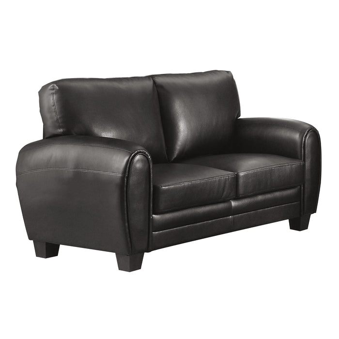 Rubin Loveseat in Black - 9734BK-2 - FAMSA Furniture (TX)