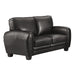 Rubin Loveseat in Black - 9734BK-2 - FAMSA Furniture (TX)