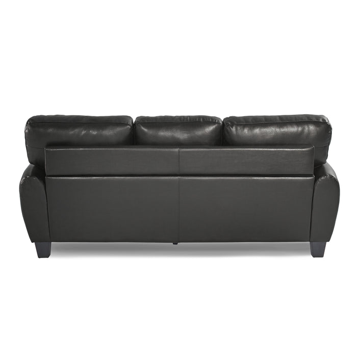 Rubin Sofa in Black - 9734BK-3 - FAMSA Furniture (TX)
