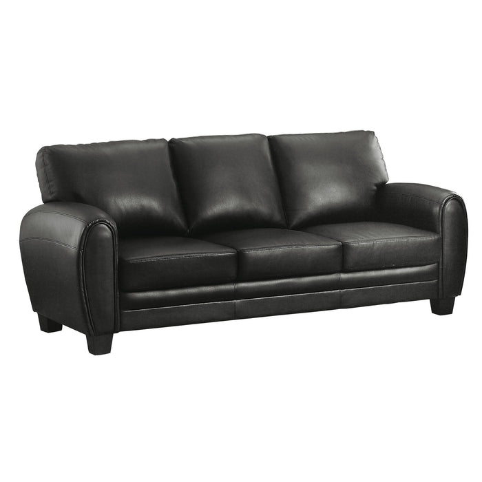 Rubin Sofa in Black - 9734BK-3 - FAMSA Furniture (TX)