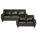 Rubin 2pc Set: Sofa, Love in Black - 9734BK*2 - FAMSA Furniture (TX)