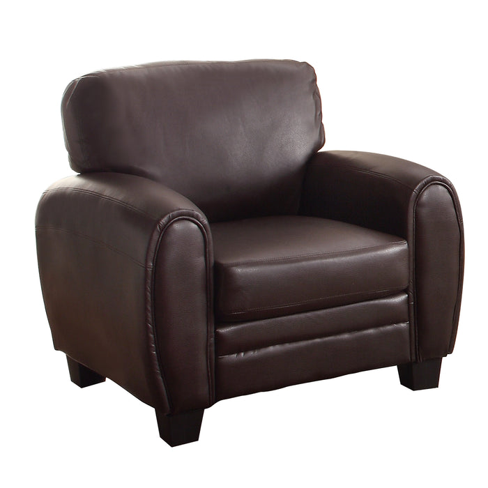 Rubin Chair in Brown - 9734DB-1 - FAMSA Furniture (TX)