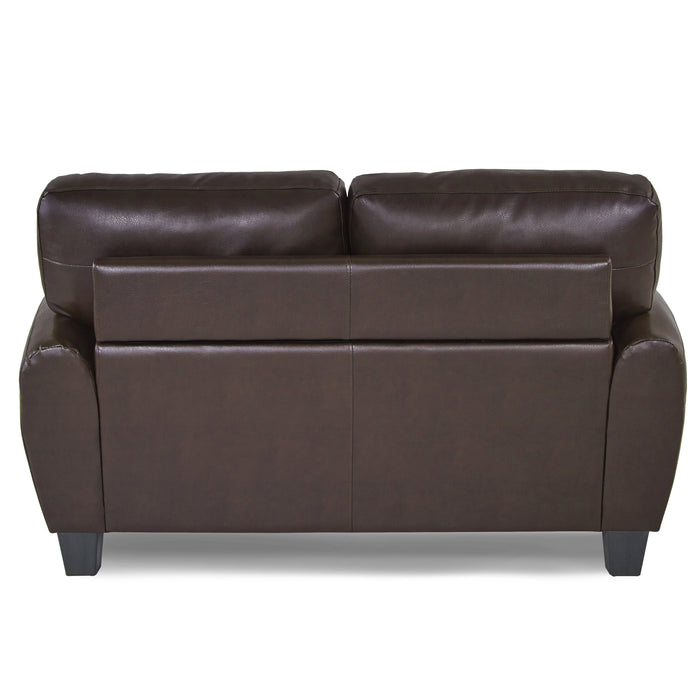 Rubin Loveseat in Brown - 9734DB-2 - FAMSA Furniture (TX)
