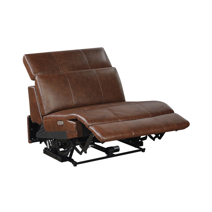 9790BRW-ARPWH Power Armless Reclining Chair with Power Headrest image