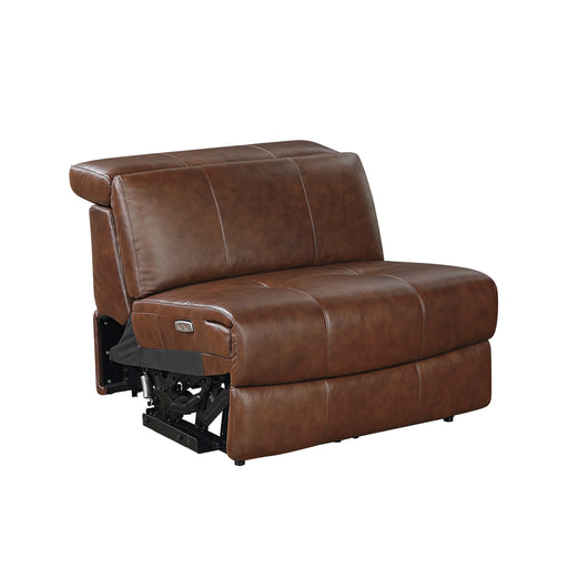9790BRW-ARPWH Power Armless Reclining Chair with Power Headrest image