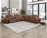 9790BRW-ARPWH Power Armless Reclining Chair with Power Headrest image