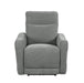 Edition Power Lay Flat Reclining Chair with Power Headrest and USB Port in Gray - 9804DV-1PWH - FAMSA Furniture (TX)