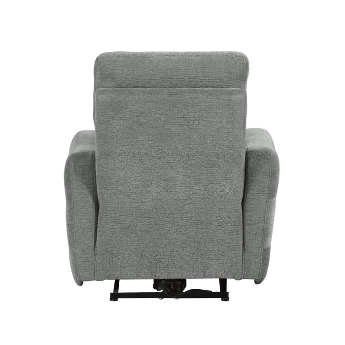 Edition Power Lay Flat Reclining Chair with Power Headrest and USB Port in Gray - 9804DV-1PWH - FAMSA Furniture (TX)