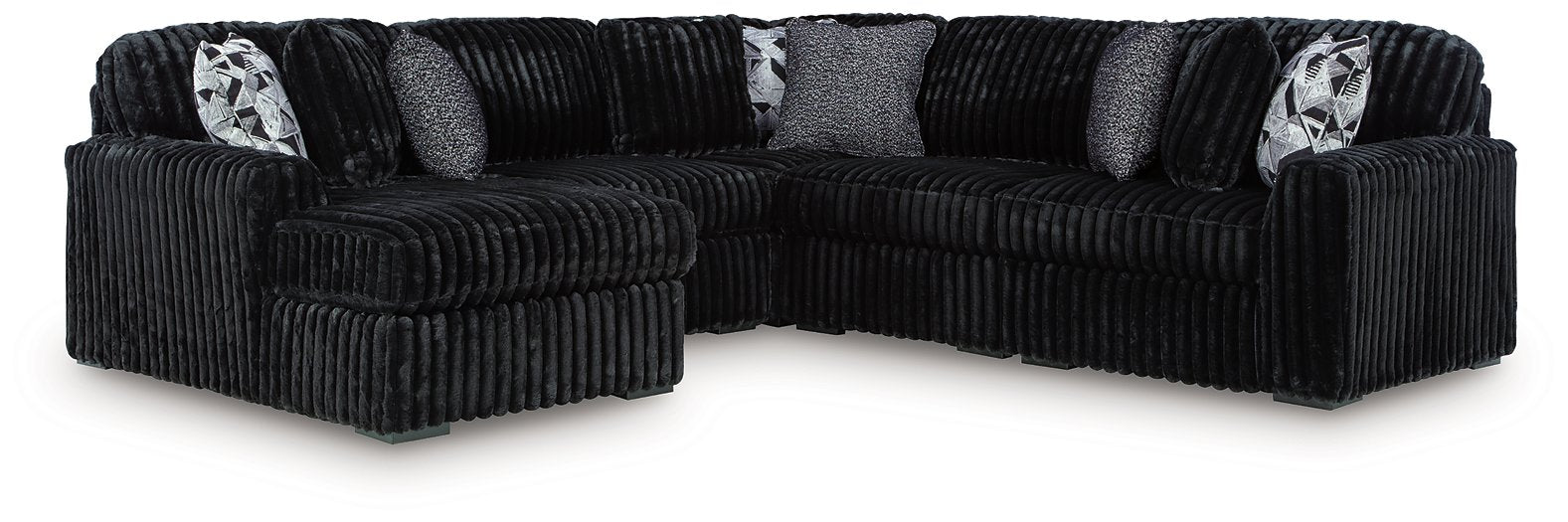 Midnight-Madness Sectional with Chaise - FAMSA Furniture (TX)
