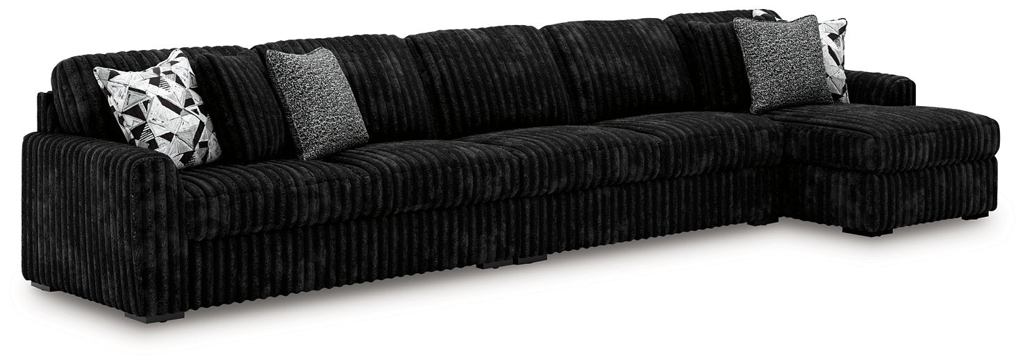 Midnight-Madness Sectional with Chaise - FAMSA Furniture (TX)