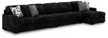 Midnight-Madness Sectional with Chaise - FAMSA Furniture (TX)