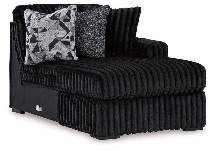 Midnight-Madness Sectional with Chaise - FAMSA Furniture (TX)