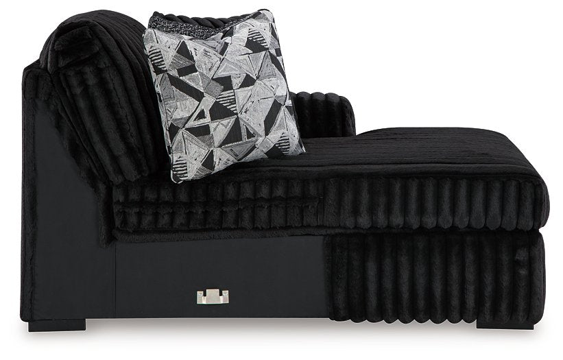 Midnight-Madness Sectional with Chaise - FAMSA Furniture (TX)