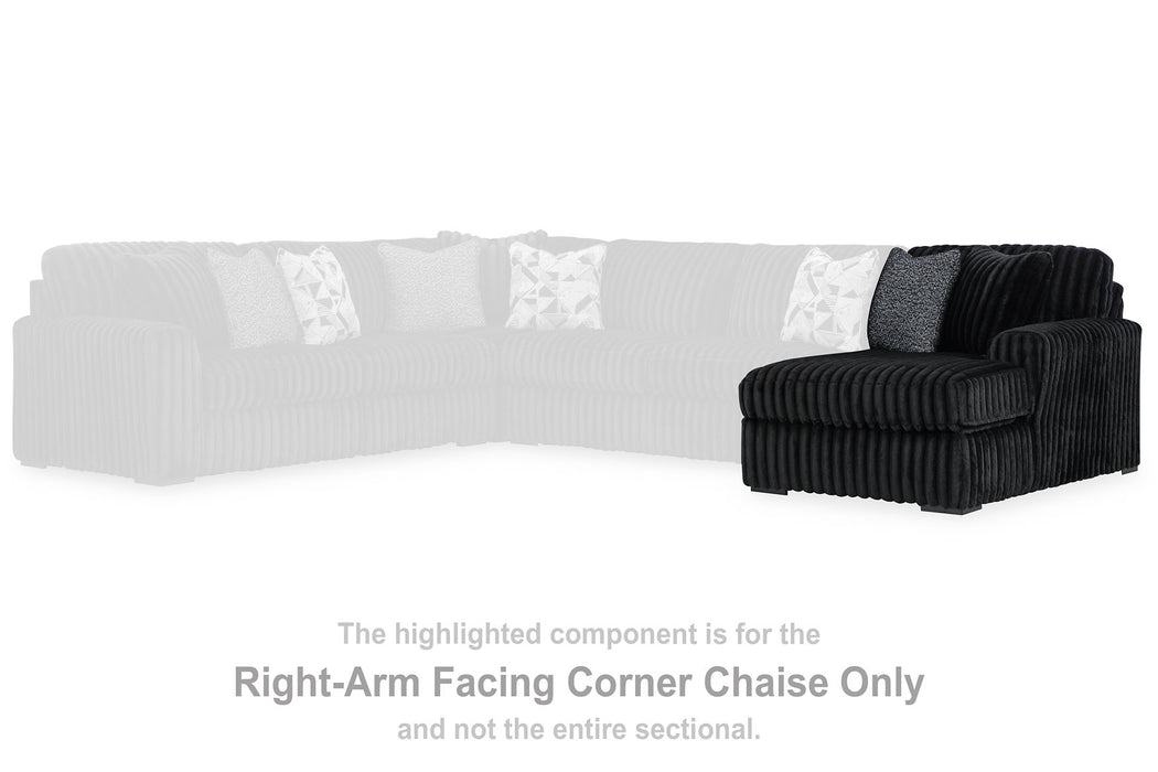 Midnight-Madness Sectional with Chaise - FAMSA Furniture (TX)