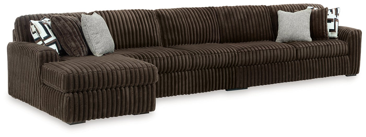 Midnight-Madness Sectional with Chaise - FAMSA Furniture (TX)