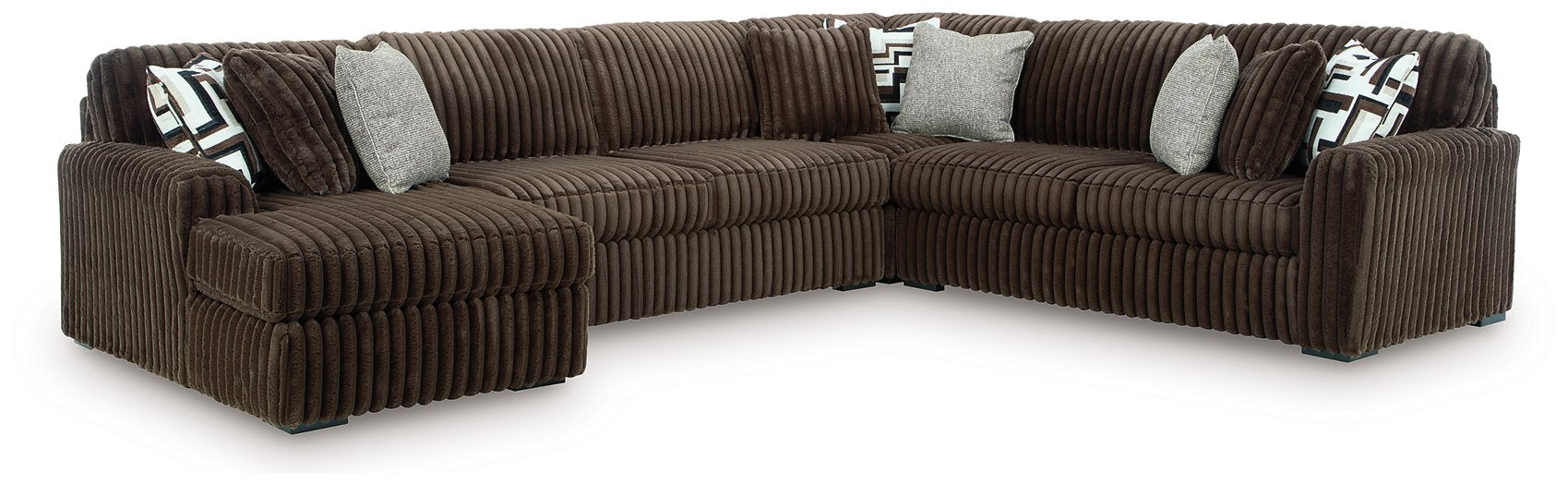 Midnight-Madness Sectional with Chaise - FAMSA Furniture (TX)