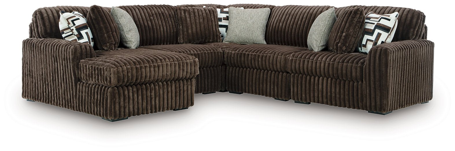 Midnight-Madness Sectional with Chaise - FAMSA Furniture (TX)
