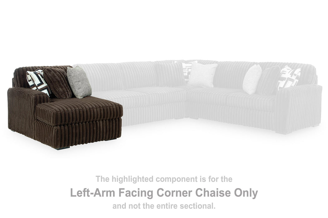 Midnight-Madness Sectional with Chaise - FAMSA Furniture (TX)