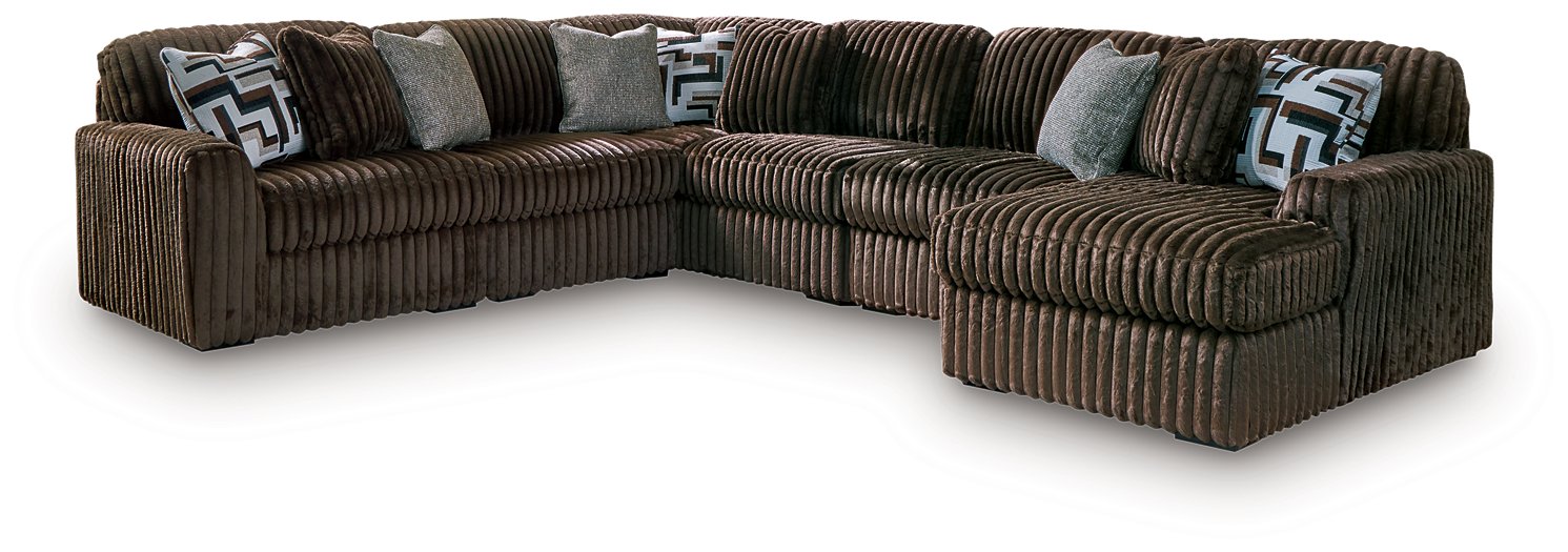 Midnight-Madness Sectional with Chaise - FAMSA Furniture (TX)