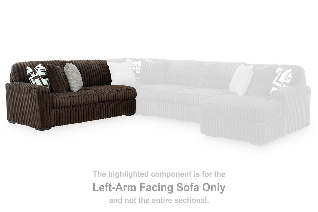 Midnight-Madness Sectional with Chaise - FAMSA Furniture (TX)