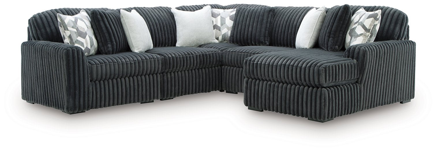 Midnight-Madness Sectional with Chaise - FAMSA Furniture (TX)