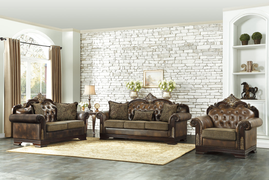 Croydon Loveseat in Brown - 9815-2* - FAMSA Furniture (TX)