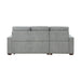 Waitsfield 2-Piece Sectional with Left Chaise, Pull-out Bed and Hidden Storage in Gray - 9816GY*2LCRL - FAMSA Furniture (TX)