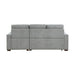 Waitsfield 2-Piece Sectional with Right Chaise, Pull-out Bed and Hidden Storage in Gray - 9816GY*SC - FAMSA Furniture (TX)