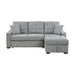 Waitsfield 2-Piece Sectional with Right Chaise, Pull-out Bed and Hidden Storage in Gray - 9816GY*SC - FAMSA Furniture (TX)