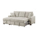 Waitsfield 2-Piece Sectional with Left Chaise, Pull-out Bed and Hidden Storage in Brown - 9816SN*2LCRL - FAMSA Furniture (TX)