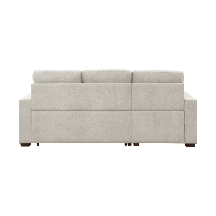 Waitsfield 2-Piece Sectional with Left Chaise, Pull-out Bed and Hidden Storage in Brown - 9816SN*2LCRL - FAMSA Furniture (TX)