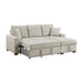 Waitsfield 2-Piece Sectional with Right Chaise, Pull-out Bed and Hidden Storage in Brown - 9816SN*2LLRC - FAMSA Furniture (TX)