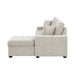 Waitsfield 2-Piece Sectional with Right Chaise, Pull-out Bed and Hidden Storage in Brown - 9816SN*2LLRC - FAMSA Furniture (TX)