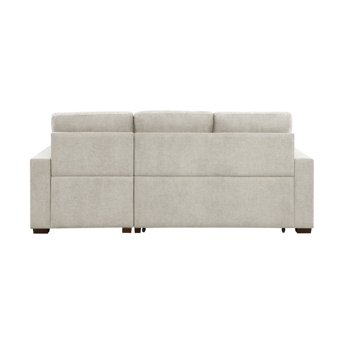 Waitsfield 2-Piece Sectional with Right Chaise, Pull-out Bed and Hidden Storage in Brown - 9816SN*2LLRC - FAMSA Furniture (TX)