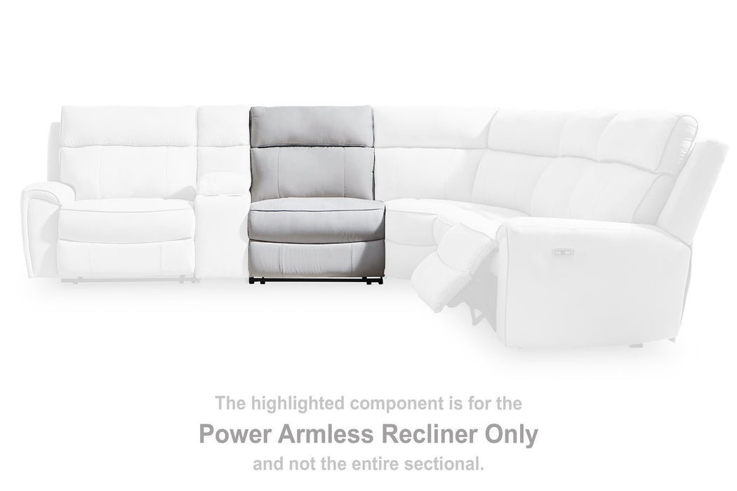 Social Pointe Reclining Sectional with Storage Console - FAMSA Furniture (TX)