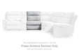 Social Pointe Reclining Sectional with Storage Console - FAMSA Furniture (TX)