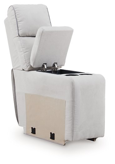 Social Pointe Reclining Sectional with Storage Console - FAMSA Furniture (TX)