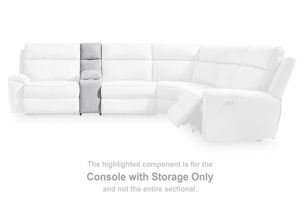 Social Pointe Reclining Sectional with Storage Console - FAMSA Furniture (TX)