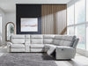 Social Pointe Reclining Sectional with Storage Console - FAMSA Furniture (TX)