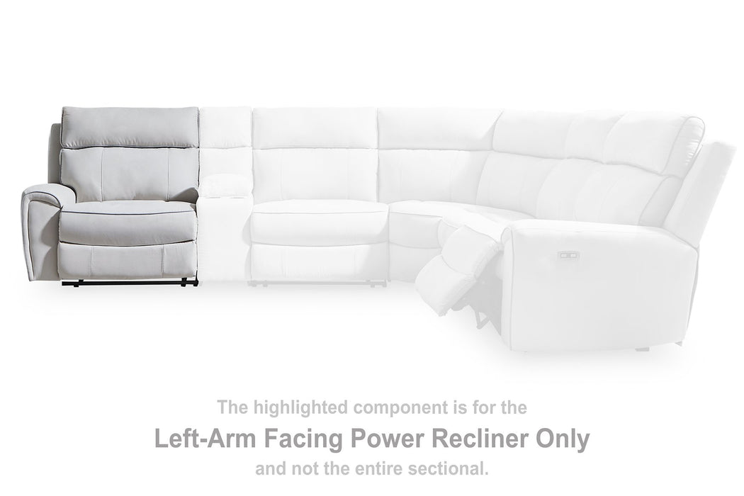 Social Pointe Reclining Sectional with Storage Consoles - FAMSA Furniture (TX)