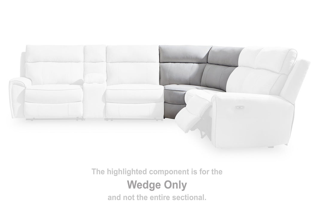 Social Pointe Reclining Sectional with Storage Console - FAMSA Furniture (TX)