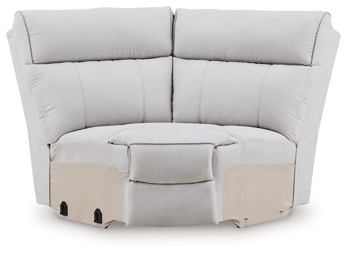 Social Pointe Reclining Sectional with Storage Console - FAMSA Furniture (TX)
