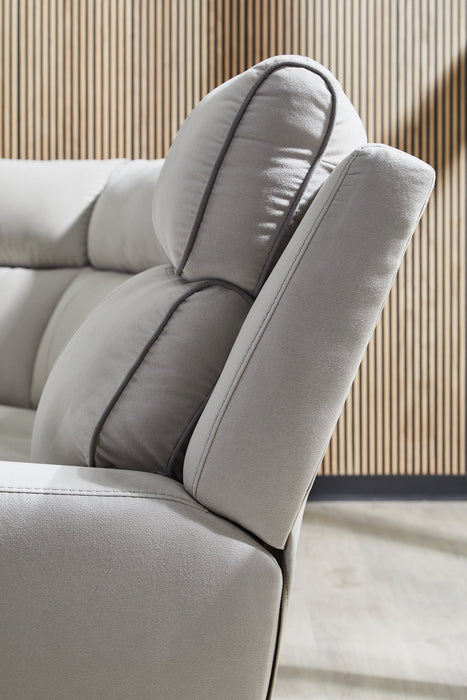 Social Pointe Reclining Sectional with Storage Console - FAMSA Furniture (TX)