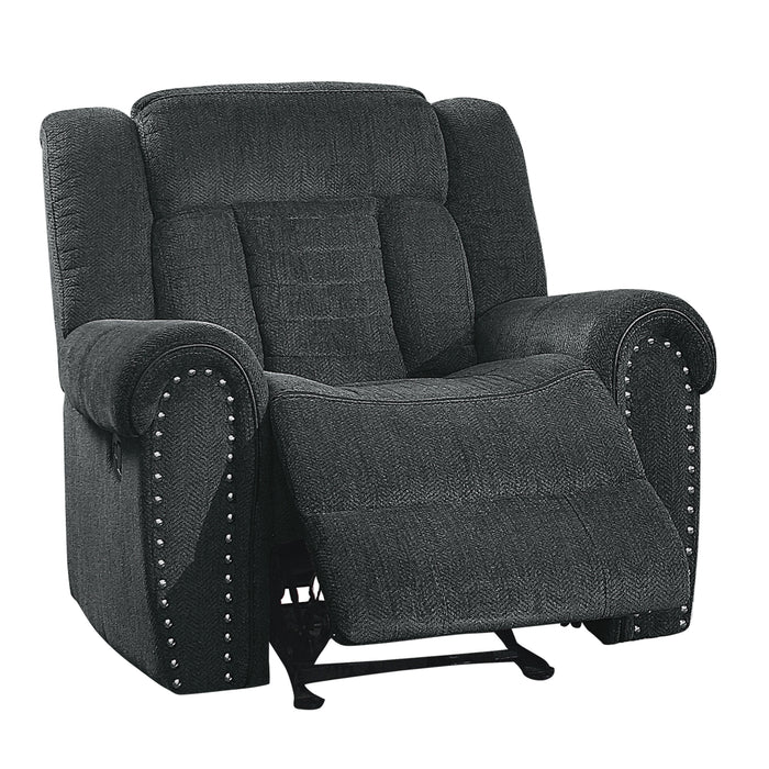 Nutmeg Glider Reclining Chair in Gray - 9901CC-1 - FAMSA Furniture (TX)