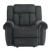 Nutmeg Glider Reclining Chair in Gray - 9901CC-1 - FAMSA Furniture (TX)